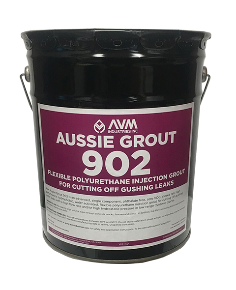 Aussie Grout 902 Catalyst SDS Flexible Polyurethane Injection Grout