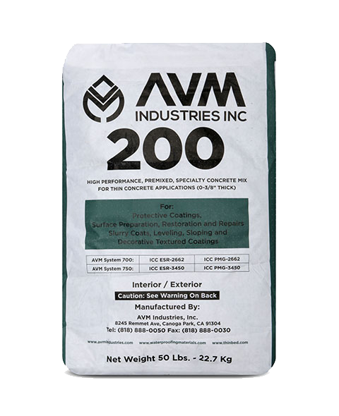 Aggregate 200 50lbs Bag - polymer modified concrete mix