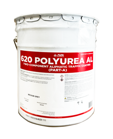 Top Coat 620 AL Hybrid, Aliphatic, Polyurea Waterproofing Membrane Topcoat